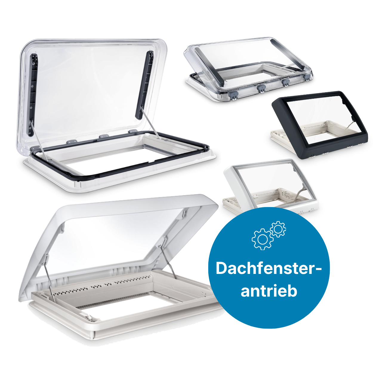 Elektrisches Antriebset für Dometic HEKI Dachfenster
